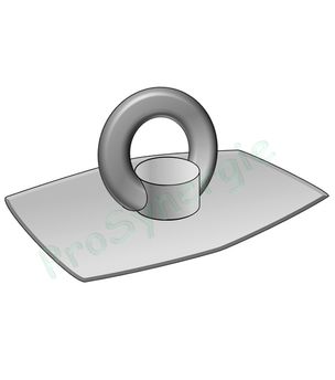 Ogive de tirage pour tubage de fumées flexible Technaflon 80 à 200 mm