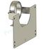 Cadre de fixation acier pour conduit rigide ou flexible Technaflon PVDF, Ø 60, 75 ou 110 mm