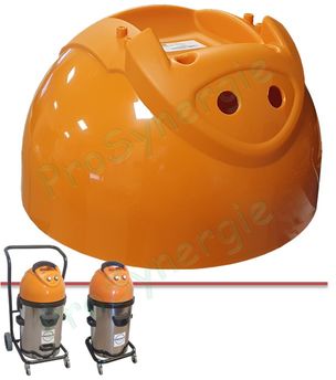 Capot supérieur demi-sphérique de l´aspirateur Spiro 500C et 500CB