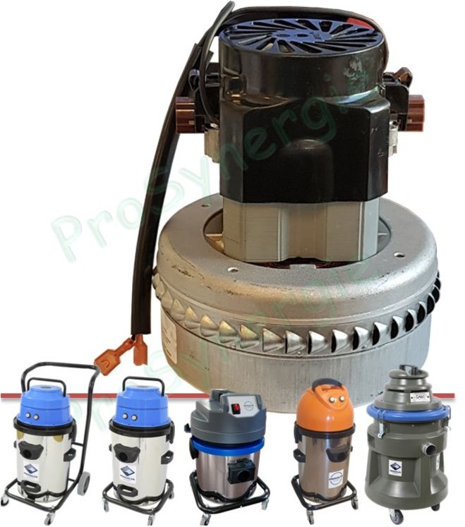 Moteur 1200 watts - By-pass pour Galax 2043/2063, Neso 250/400 et 23 à 75 (sauf 25S) et Spiro 250/400