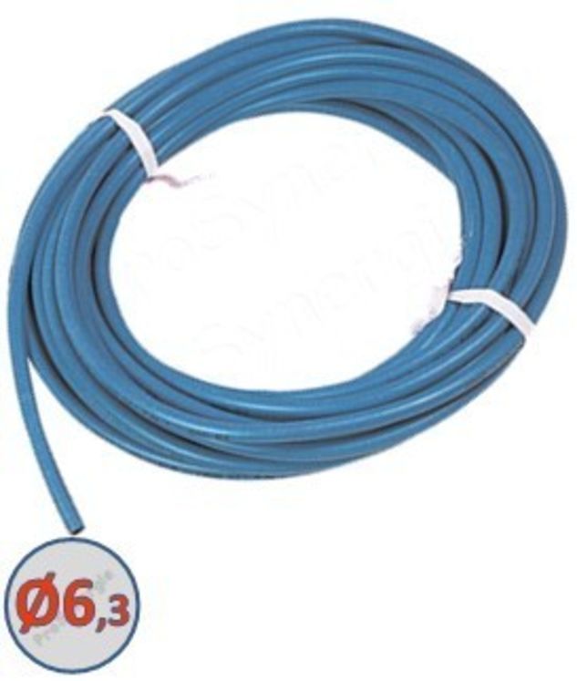 Tuyau pour chalumeau ou appareil de chauffage Oxygène (bleu) Øint/ext. 6.3/12mm - Bobine de 10 mètres