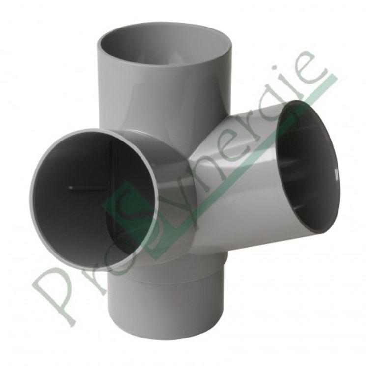 Culottes PVC évacuation Ø  50 mm MF - Piquage équerre 67°30 Ø  40 mm