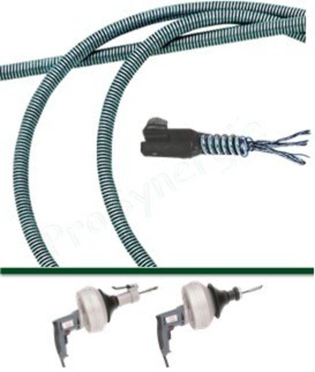 Câble déboucheur Ø 9,5 mm - 10,5 m - pour Val 35 et 35E - adaptable pour Val95