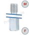 Raccord d´adaptation Femelle 16 x 200 / Mâle 12 x 175