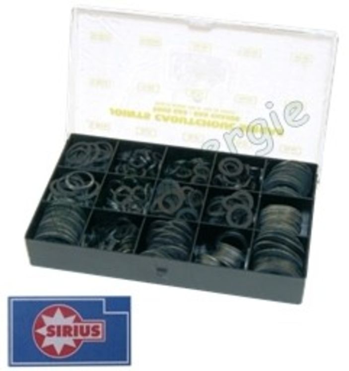 Coffret de 490 Joints Caoutchouc SIRIUS EPDM pour eau chaude et froide sanitaire