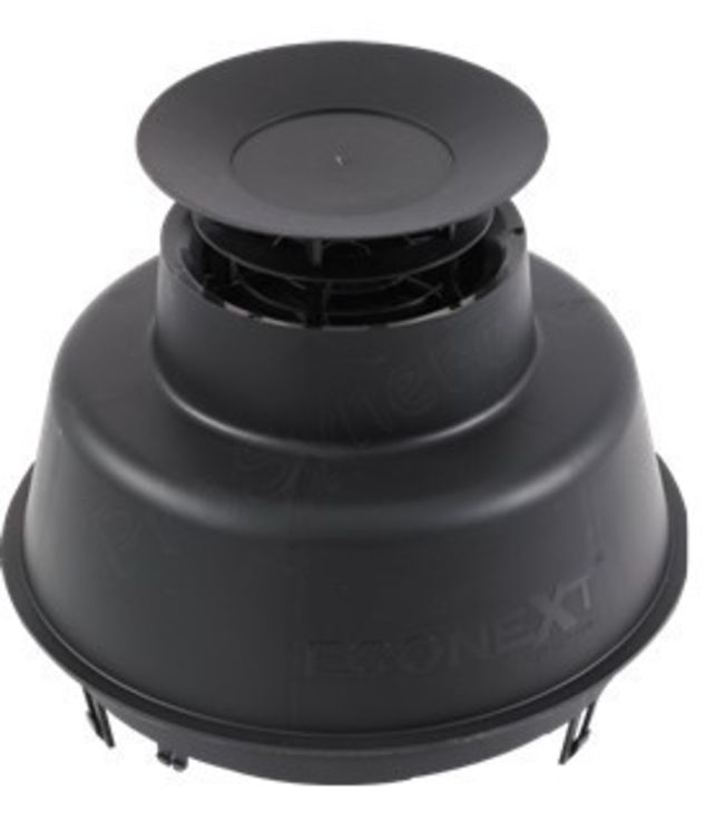 Mitron de Cheminée - EcoNext Noir - Tubage Flexible PPL pour Chaudières gaz Condensation ou fioul Condensation