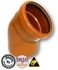 Coude 45° Polypropylène Qa Mâle/Femelle à joint serti Øext. 200mm (alimentaire) puits canadien