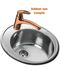 Evier Inox 1 bac rond à poser