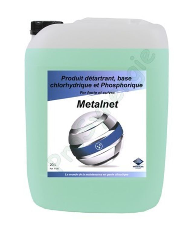 Metalnet - Bidon détartrant à base d´acide rapide et efficace, compatible tous métaux*
