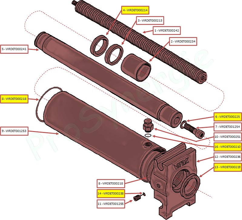 Bouchon purge de vérin n°1, 2 et 3 électrique et manuel pour cintreuse  hydraulique