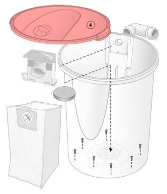 Couvercle noir Dyvac