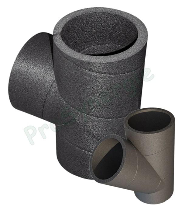 Calogaine PRO - Té 90° pour conduit de ventilation rigide isolé en mousse PE