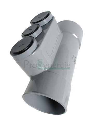 Culotte PVC évacuation embranchement  Oblongue Femelle