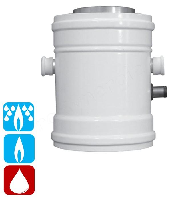 Récupérateur de Condensats + 2 Points de Mesure Inox-Galva