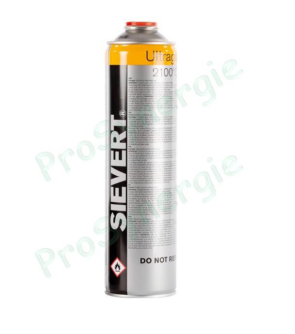 Cartouche Ultragas 2100° - 380 mL - propane / butane / propylène - 7/16´´ - Anti-Flamme intégrée