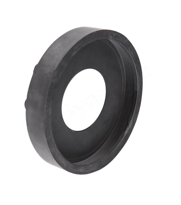 Adaptateur silicone et collier de serrage pour Flexalu noir Bioten - pour Amenée d´Air Frais