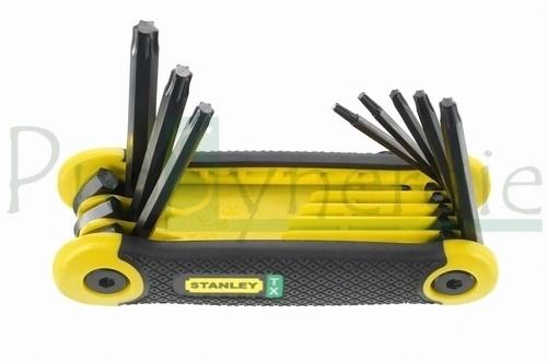 Jeu de clé mâle Torx - 8 pièces