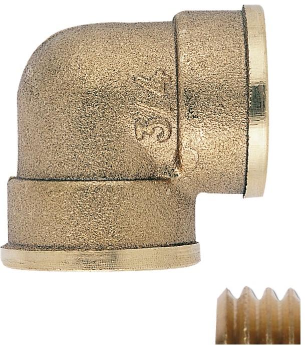 90G - Coude laiton femelle à visser Ø 1/8'' à 2''