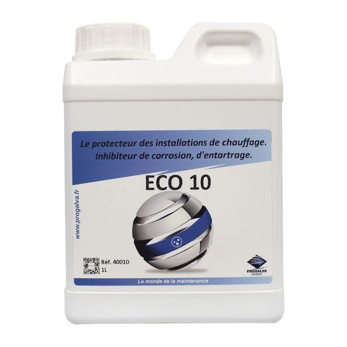 ECO 10 - Bidon 1 litres (1%) d'inhibiteur de corrosion et d'entartrage, installation de chauffage