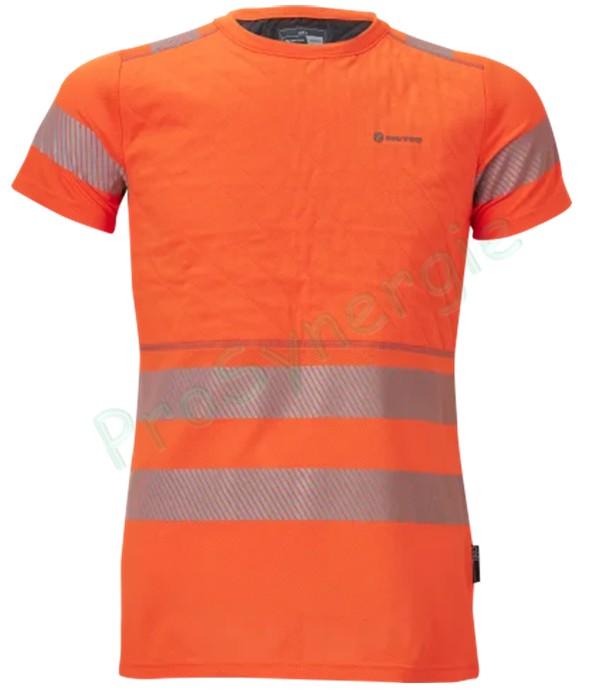  T-shirt refroidissant HV Smart-X Manches CourtesColoris Orange Taille M