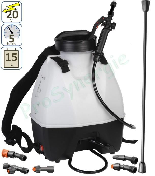 EASYSPRAY - Machine de Nettoyage des climatiseurs 16L sur Batterie rechargeable 20V (2 Ah - Autonomie 4 à 8 h)