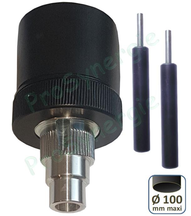 Entonnoir Capte-suie pour petits diamètres (pellets Ø 80 et 100 mm)