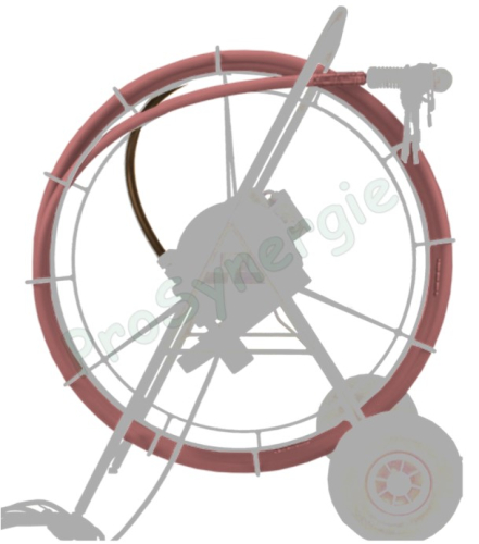 Câble de Rotonet PRO2001 Ancien Modèle longueur 15 m + gaine (sous réserve de bon montage et réglage du câble par vos soins)