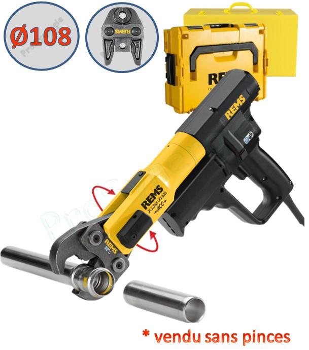 Power-Press ACC Basic Pack - Coffret Métal ou L-Box - Sertisseuse 230V pour Raccord à sertir Ø 10 à 108 mm