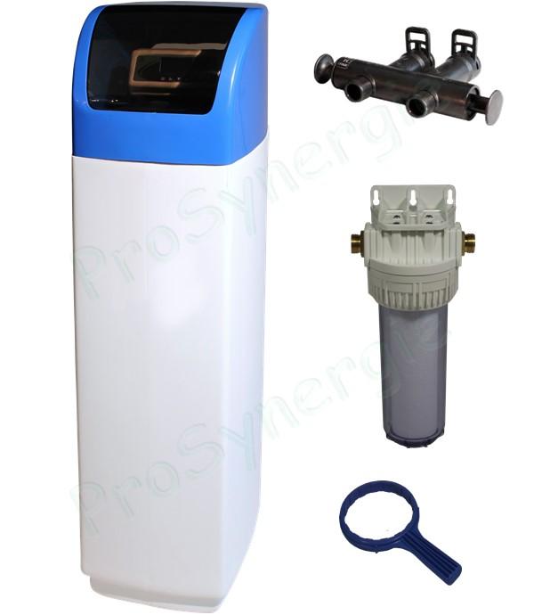Kit Adoucisseur monoblock 20 litres avec Vanne Bormann SAVE System® intégré Electronique Volumétrique + préfiltre et assistance mise en route Offert