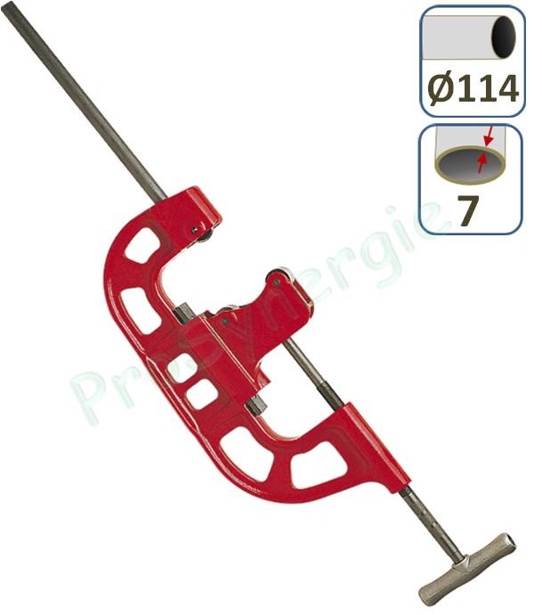 Coupe-tube Fer Ep 7 mm - Capacité 114 mm ou 4´´