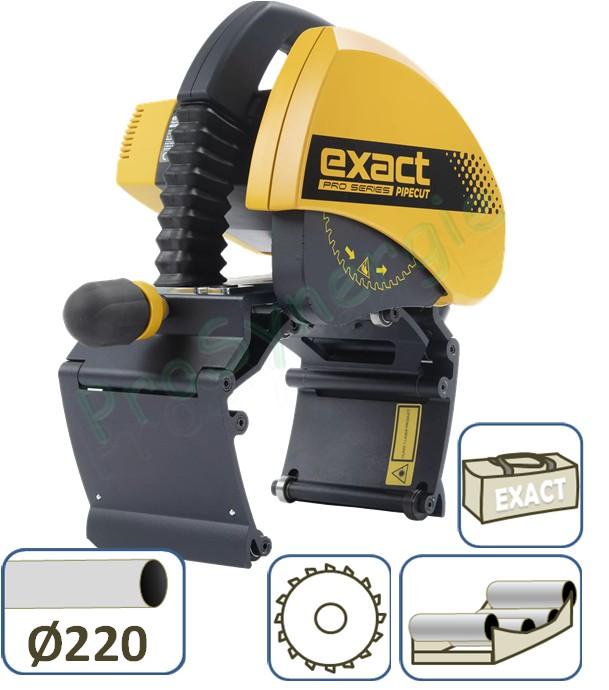 Scie circulaire Coupe-tube Exact PipeCut 220 - Pro Series Réglage profondeur - 230V - Tubes maxi Ø 220 mm