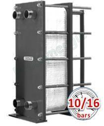Chassis (LxHxEp = 370x1040x35mm) avec tirant avec tirants pour échangeur Zilmet type Z4 (16 Bars)