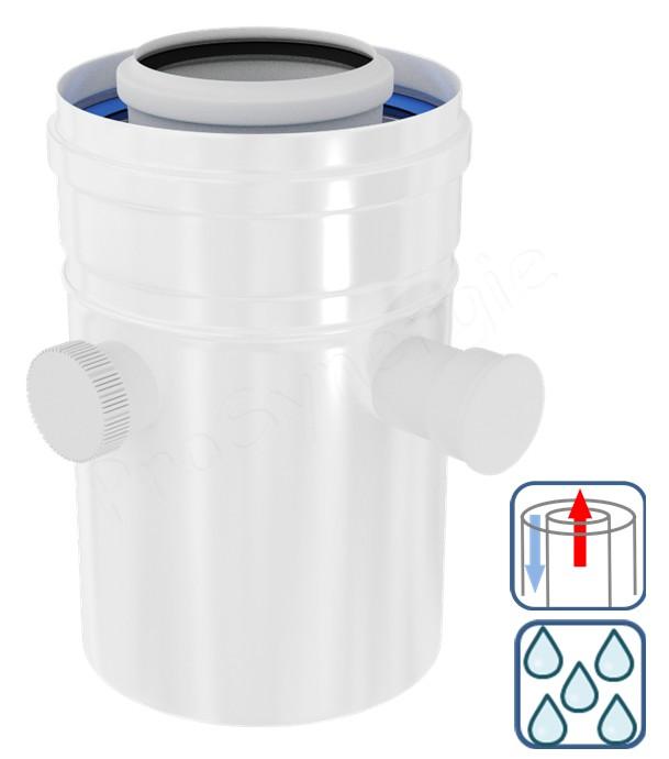 Conduit Prise de Mesure Concentrique PPs/Alu - pour chaudières ventouses Gaz ou Fuel Condensation