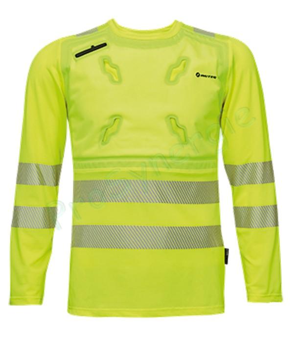  T-shirt refroidissant HV Smart-X Manches LonguesColoris Jaune Taille 2XL