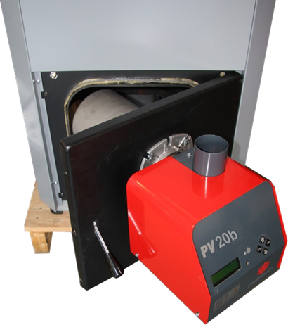 Installation d´un brûleur à pellets domestique PELLTECH