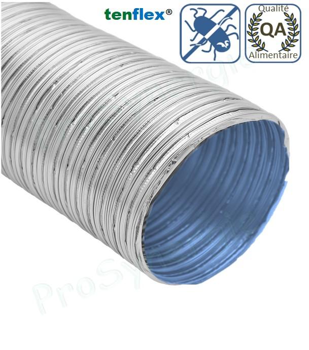 Gaine semi-rigide anti-microbien aluminium M0 Øint/ext 80/86 mm longueur 3 mètres