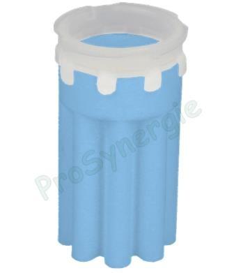 Tamis synthétique fritté Siku bleu 35 μm (cartouches filtrantes forme étoile) ØxL = 68x38mm
