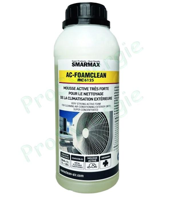 AC Foamclean - Nettoyant mousse alcaline concentré pour unité unité intérieure et extérieure - Bidon 900mL
