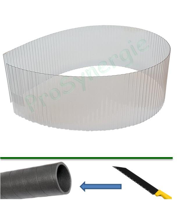 Calogaine PRO - Guide de coupe pour conduit de ventilation rigide isolé en mousse PE