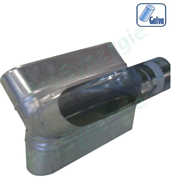 CSV 90 - Culotte Verticale Galva Oblong