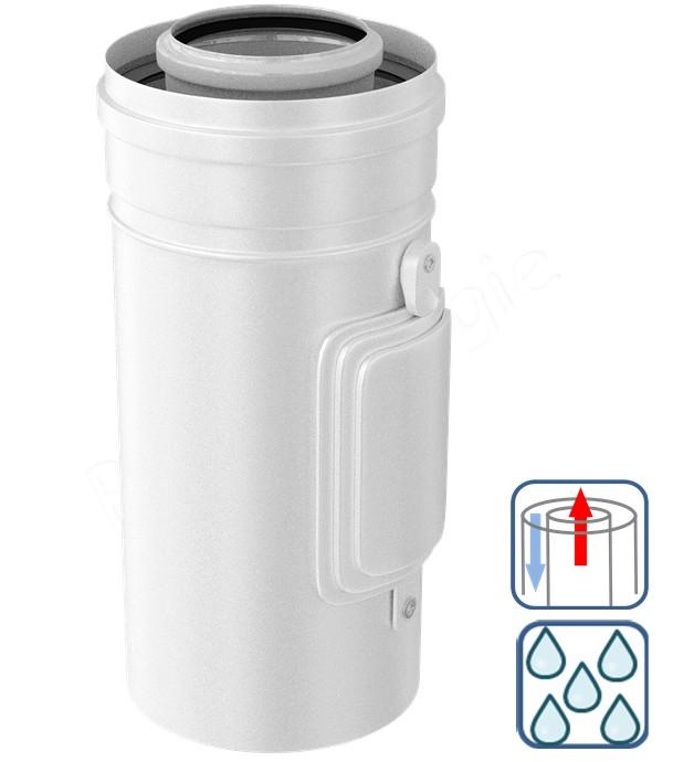 Té d´Inspection - Tubage Concentrique PPs / Galva - Gaz/Fioul Condensation