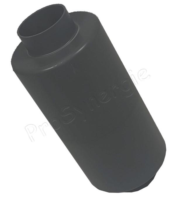 Silencieux d´échappement PVC (Ø x Longueur 100x200mm) Ø 50 mm  (aspiration granulés)