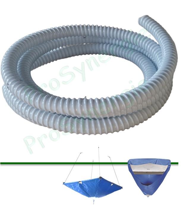 Tuyau évacuation de 3 m pour Bâche de protection réutilisable de nettoyage Clim