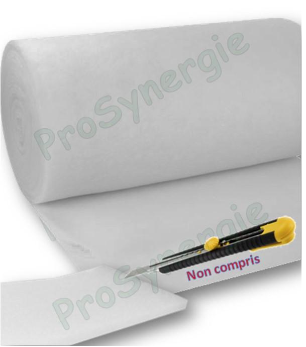 Bobine de 20 m² de Media G4 épaisseur 19mm blanc M1 largeur 1 m - Longueur 20 m