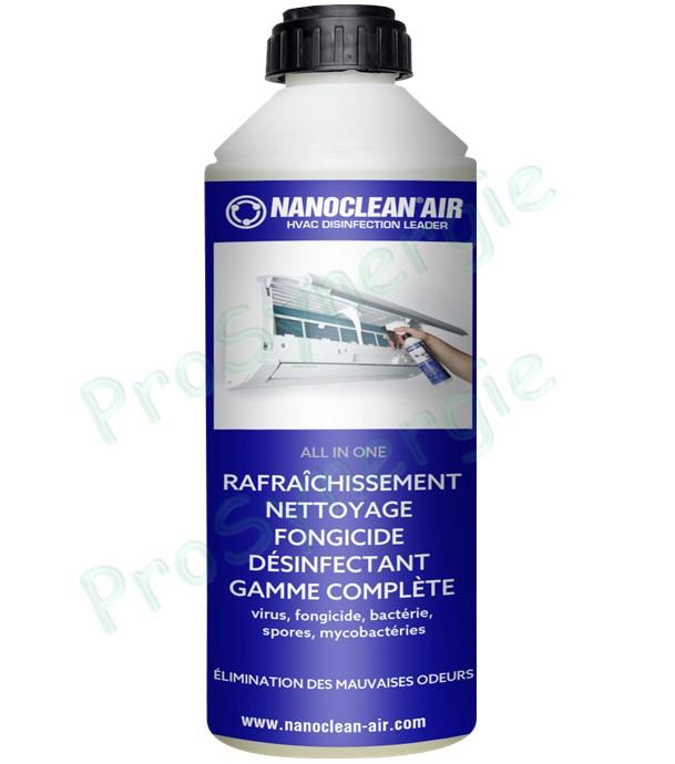 Nanoclean Air - Désinfectant prêt à l´emploi - Bidon 1L - Parfum agrumes