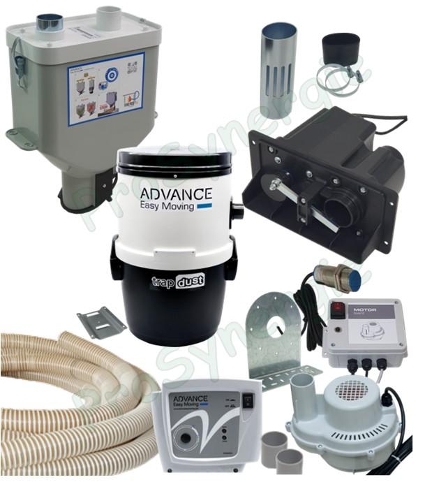 Choisir un kit de transfert de pellet par aspiration - Mini Moov (pour installations domestiques de petite taille)