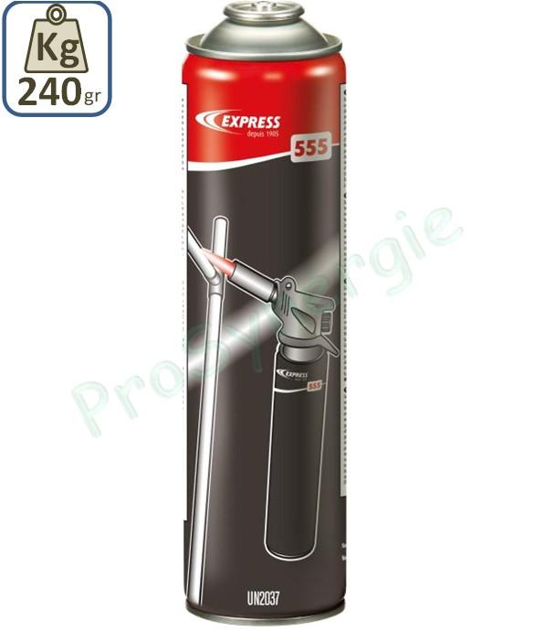 Cartouche de gaz 340 g - butane + propane - Raccord 7/16''