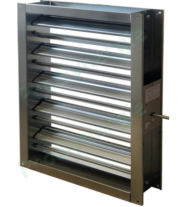 CDR 50 Registre pour conduite d'air rectangulaire - Pas des ailettes 50 mm