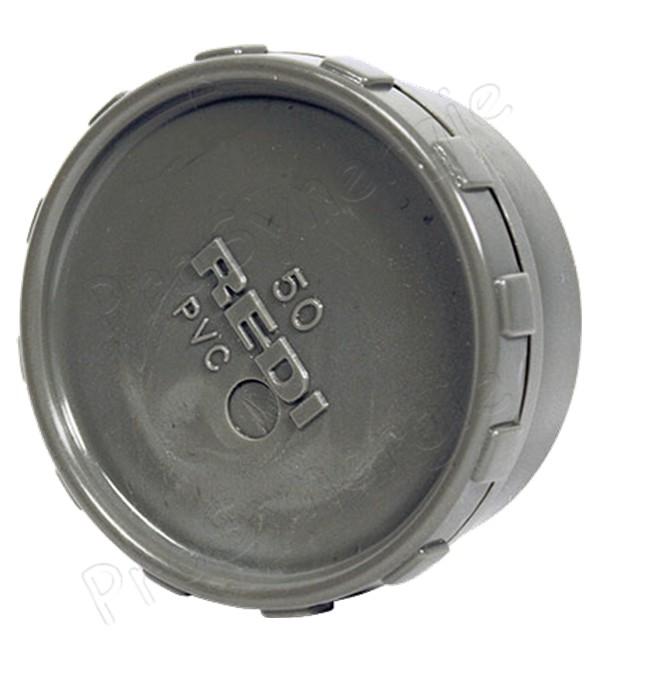 Bouchon  PVC antistatique Ø 50 mm pour Réseaux rigides de tranfert de granulés