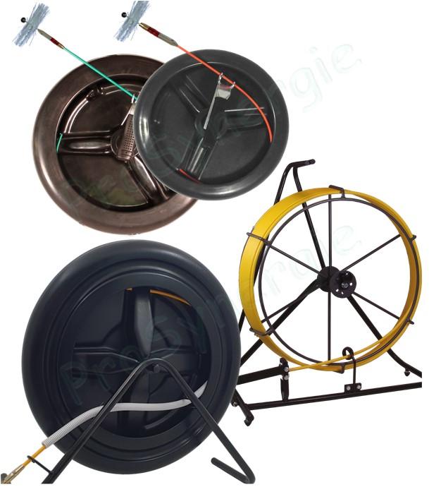 Flexonets - Enrouleurs de fibre de ramonage Ø 5, 7, 9 et 11 mm